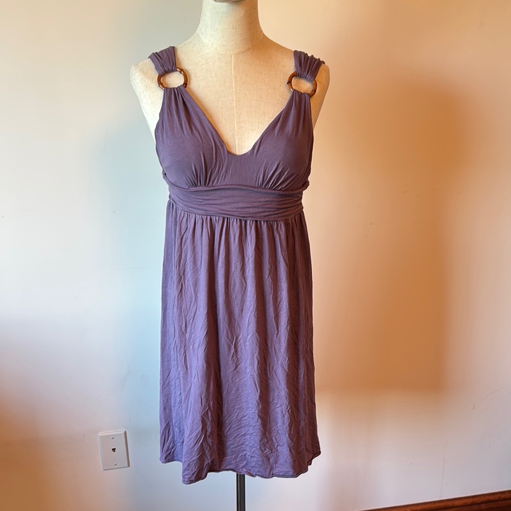 Victoria's Secret Purple Embellished Ruched Sundress